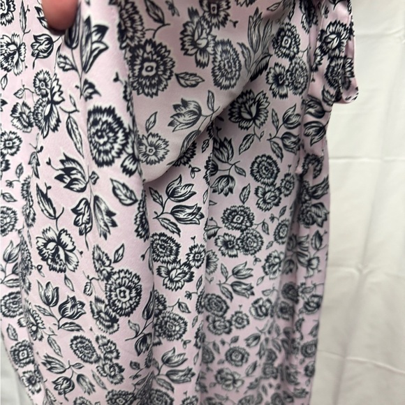J. Crew Floral Wrap Dress Pink - Picture 6 of 10